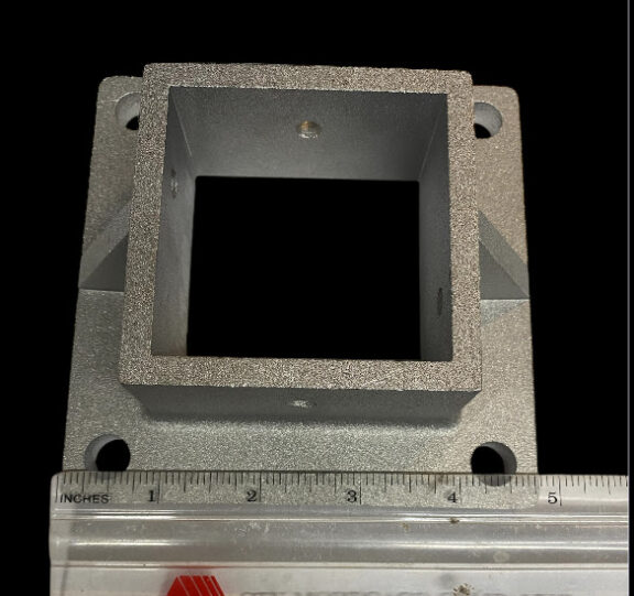 Aluminum Surface Mount Deck Rail Post Kit 2-1/2" x 2-1/2" - Image 3